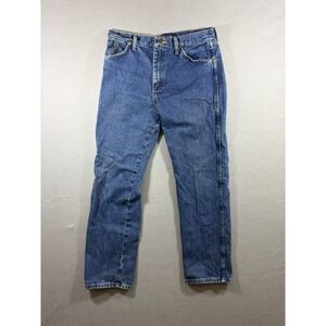 Wrangler Jeans Mens 33x30 Blue George Strait Cowboy Cut 13MGSHD Rodeo Western